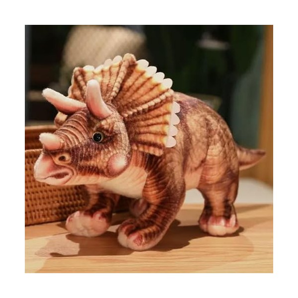 NOpinz Tricératops poupée en Peluche Dinosaure Dessin animé Peluche Animal Cadeau pour Enfants Anniversaire Cadeau de Noël 38