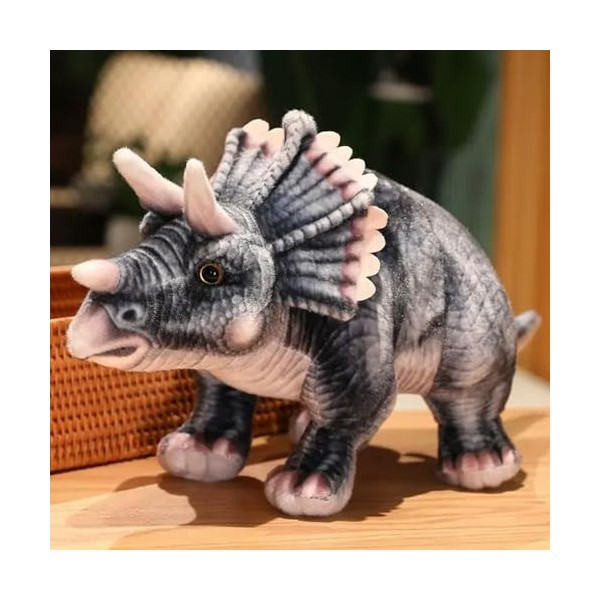 NOpinz Tricératops poupée en Peluche Dinosaure Dessin animé Peluche Animal Cadeau pour Enfants Anniversaire Cadeau de Noël 38