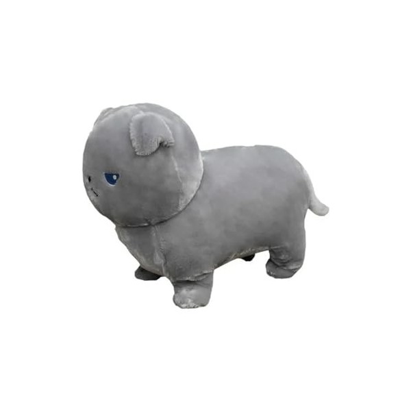 Chat Peluche Jouet Jambe Courte Chat Peluche Poupée Oreiller Doux Peluche Animal Poupée Enfants Jouets Cadeaux De Noël 35cm 2