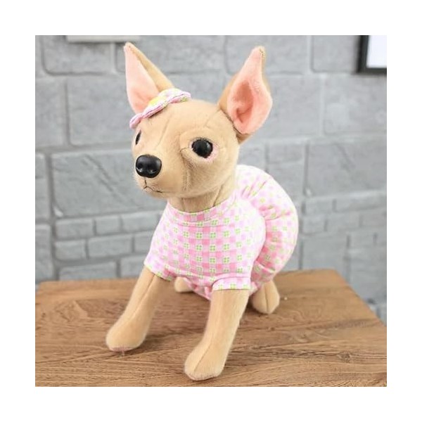 NOpinz Haute Qualité Chien Jouets en Peluche Chihuahua Pit Bull Chien Chien De Compagnie Enfants Cadeau D’Anniversaire Jouets