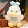 NOpinz Super Kawaii Star Duck Peluche Jouet Doux en Peluche Noeud Oie Poupée Décoration Fille Saint Valentin Cadeau Anniversa