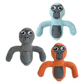 Gorille de 24,9 cm : peluche mignonne, poupée gorille à collectionner, jouet confortable orang-outan super doux, jouet sensor