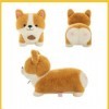 VOTIVA Jouets en Peluche Poupée Corgi créative et Mignonne, Chiot, Joli Cul, Chien Chiffon, Jouet en Peluche, Cadeau dannive