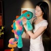 SaruEL Peluche Caméléon Doux Jouet Enfants Peluche Kawaii Caméléon Jouet Oreiller Fille Enfants Jouet Cadeau De Noël 65cm 1