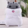 Dessin Animé D’Hiver Main Chaude Hamster Jouet en Peluche Hamster Mignon en Peluche Animal Oreiller Enfants Cadeau D’Annivers