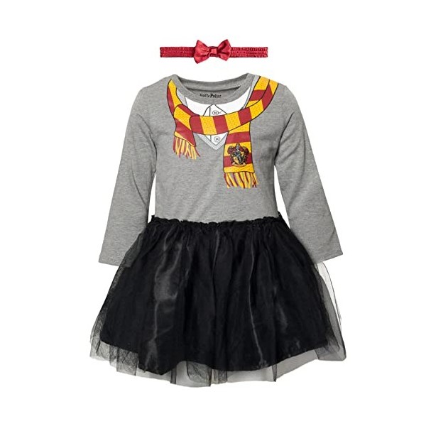 Costume Dalmatien Bébé Fille - Robe Tutu Velours, Ceinture Et Tour De Cou - 3-6M à 3-4 Ans