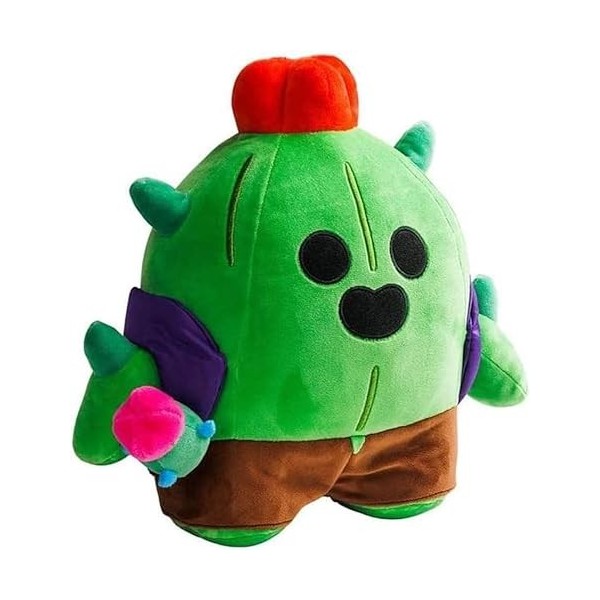 Brawl Stars S1 Peluche câline 30 cm – Spike PK4, BRW7008D, Taille Unique