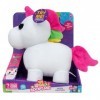 Adopt Me! Peluche Lumineuse Neon Licorne - Douce et câline - Trois Modes d’éclairage - Directement inspirée du Jeu n° 1, Joue