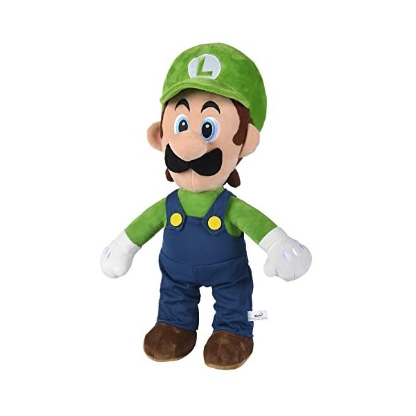 Peluche Luigi Super Mario Bros 50cm