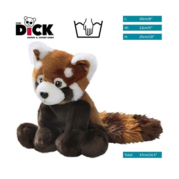 Carl Dick Peluche Panda Rouge, Red Panda, 25/37cm 3155