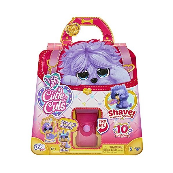 Little Live Pets Scruff-a-Luvs Cutie Cuts Shave, Reveal and Style, Plush Rescue pet