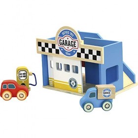 Garage Majorette : Garage City Flex avec 5 véhicules - Jeux et