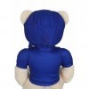 Gipsy Toys - Peluche Ours Fédération Française de Rugby FFR – Peluche Officielle sous Licence - 24 cm Assis – Beige Bleu Ma