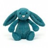 Jellycat Bashful Mineral Blue Bunny Medium - L: 9 cm x l: 12 cm x h: 31 cm