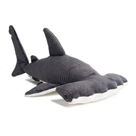 WWF WWF00840 Peluche réaliste en Forme de Requin de Marteau, env. 38 cm