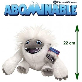 dreamworks Abominable - Everest Le Jeune Yeti - Homme des neiges Peluches 22cm Bouche Ouverte 