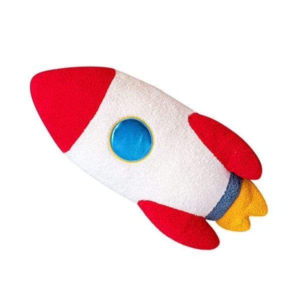 NOLITOY Fusée En Peluche Coussin Fusée En Peluche Oreiller Spatial Thème Spatial Rocketman Astronaute Astronaute Peluche Enfa