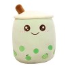 Herbests Peluche Oreiller Poupée pour Enfants, Mignon Bubble Tea Coussin en Peluche Super Doux Oreiller de Couchage pour Cana