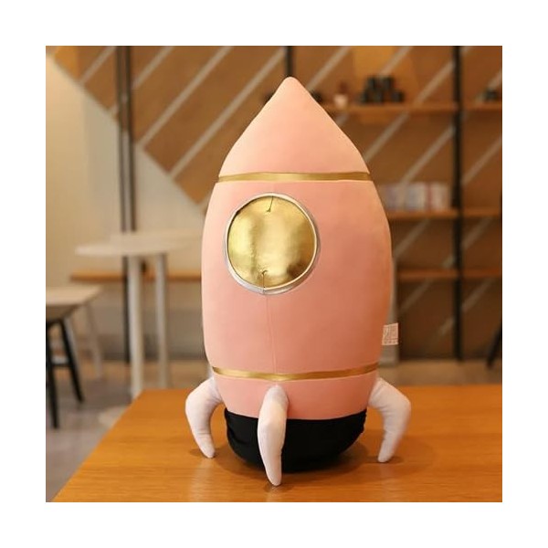 Série de l’Espace Jouets en Peluche Spaceman Rocket Ship Poupée en Peluche Canapé Oreiller Cadeau d’Anniversaire pour garçon 