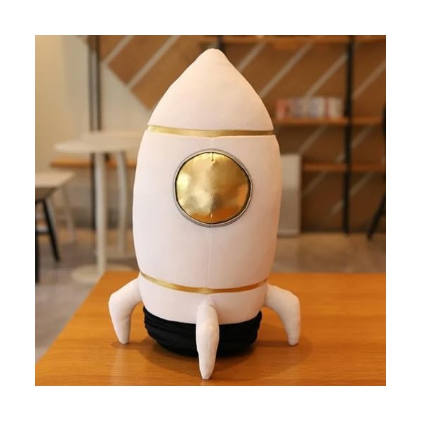 Série de l’Espace Jouets en Peluche Spaceman Rocket Ship Poupée en Peluche Canapé Oreiller Cadeau d’Anniversaire pour garçon 