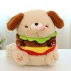 EacTEL Drôle Hamburger Chien Oreiller en Peluche Hot-Dog Nourriture en Peluche Pain Peluche poupée Maison canapé Tapis de Sol