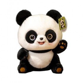HYSTERIA Jouets en Peluche Mignon Noir et Blanc Panda poupée Panda en Peluche poupée Simulation Mignon Cadeau for Petite Amie