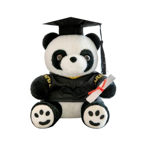 SNUFF Jouet en Peluche Nouvelle Remise des diplômes Ph.D. Panda en Peluche, Petit Cadeau, poupée Mignonne, Saison de Remise d