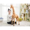 CILUA 35 cm-120 cm créatif Girafe en Peluche Jouet cerf en Peluche poupée Enfants poupée Fille Mignon Oreiller Chambre décora