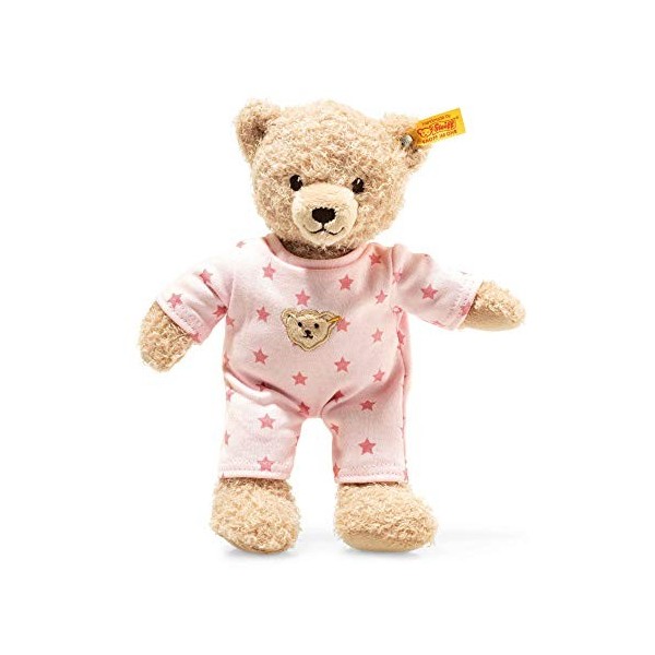Steiff - 241659 - Ours Teddy Fille bébé avec Pyjama - Orchid Pink