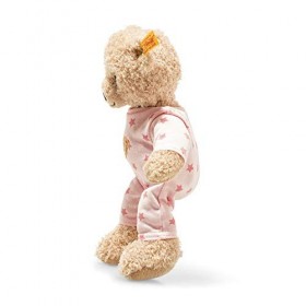 Steiff - 241659 - Ours Teddy Fille bébé avec Pyjama - Orchid Pink