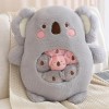 NOpinz Nouveau Sac De Pudding en Peluche Sac De Bonbons Mini Balle Lapin Koala Ours Dinosaure Poupée Animal Peluche Coussin C