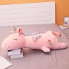 DHESSO 60 cm-100 cm Peluche Licorne poupée Mignon Enfants Longue Bande Oreiller Fille Super Doux Coussin Chambre décoration R