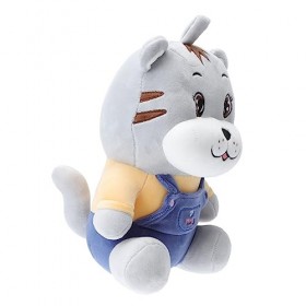 Toyvian 2 Pièces Peluche Cadeau du Festival du Printemps 2022 Jouets De Mascotte Chinoise Jouets Animaux du Zodiaque Chinois 