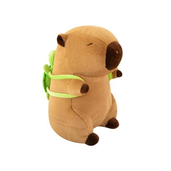 Sorrowso Capybara Poupée en peluche, 25-45 cm, simulation Capibara, avec tortue, décoration de la maison, anniversaire denfa