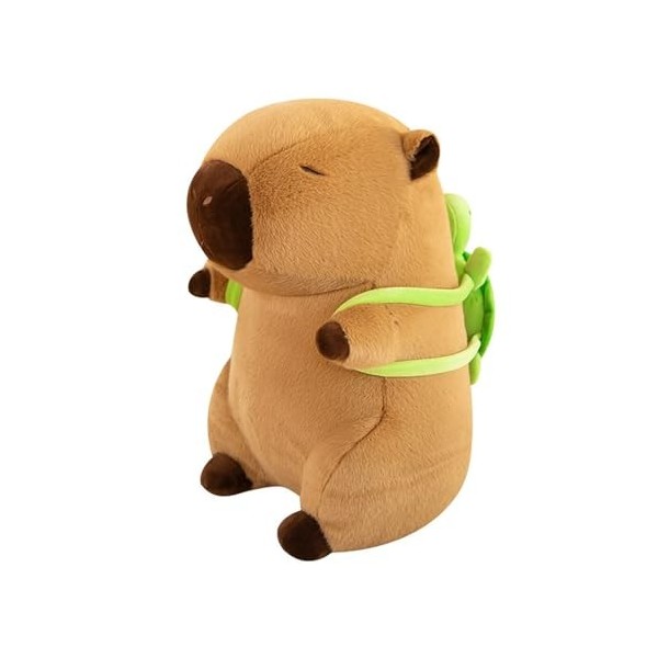 Sorrowso Capybara Poupée en peluche, 25-45 cm, simulation Capibara, avec tortue, décoration de la maison, anniversaire denfa