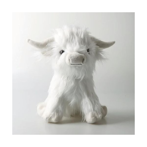 Crémeux Highland Peluche Jouet Vache en Peluche Animal Cadeau D’Anniversaire pour Enfants Garçon Cadeau De Noël 25CM 1