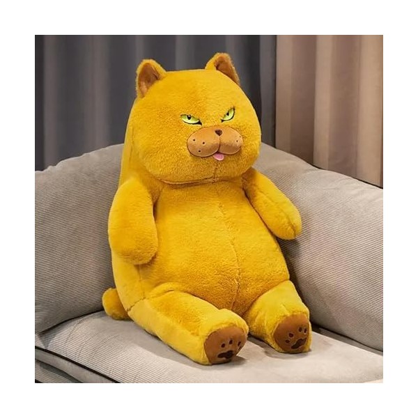 NOpinz Kawaii Peluche Chat Jouet en Peluche Animal Poupée Enfants Cadeau Mignon Chat Coussin Décoration De La Maison 45cm 3