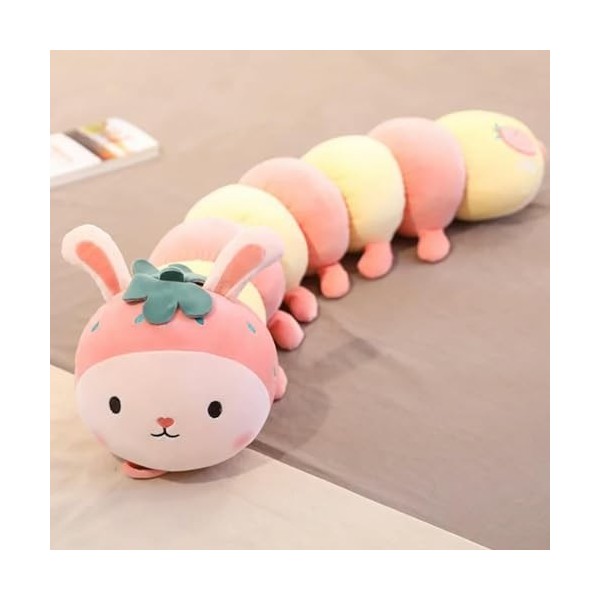 EacTEL Mignon Fruit Chenille Peluche Jouet Enfants Oreiller De Couchage Kawaii Long Oreiller Fille Poupée en Peluche Animal A