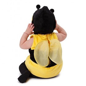 Dress Up America Costume dabeille - Costume de bourdon flou pour bébé - Tenue dHalloween pour les tout-petits