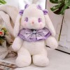 EacTEL Kawaii Lapin Peluche Jouet Dessin animé Mignon Animal Peluche poupée Jouet Oreiller Enfants Fille Cadeau d’Anniversair