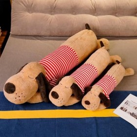 Kawaii Chien Peluche Poupée Doux Chiot Long Oreiller Jouet Enfants Cadeau D’Anniversaire Cadeau De Noël 90cm 1