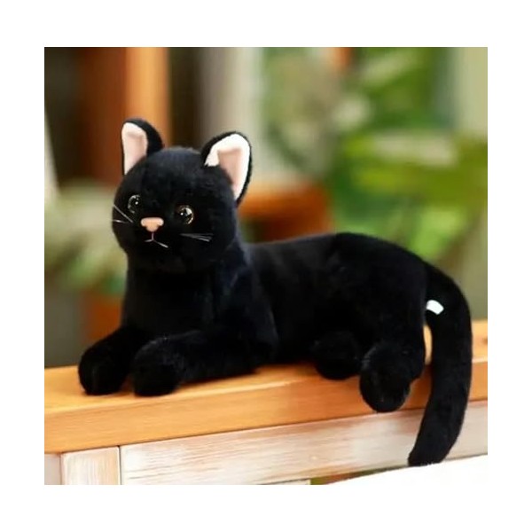 SaruEL Jouets en Peluche Mignons et réalistes, Coussins en Peluche pour Chat, décorations de Chambre, Grands Cadeaux pour Les