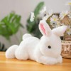 NOpinz Jouets en Peluche, Lapin Mignon réaliste, poupée Animal, décorations pour Enfants, Cadeaux d’Anniversaire pour Enfants