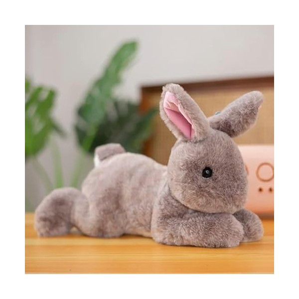 NOpinz Jouets en Peluche, Lapin Mignon réaliste, poupée Animal, décorations pour Enfants, Cadeaux d’Anniversaire pour Enfants
