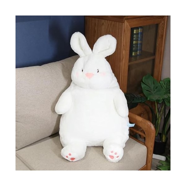 EacTEL Kawaii Furry Lapin À Longues Oreilles Jouet en Peluche Animal Oreiller Mignon Lapin Poupée pour Enfants Petite Amie Ca