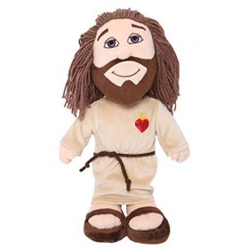 Mercy Toys Peluche Jésus 30 cm pour lenseignement Religieux des Enfants pour Dormir et Jouer