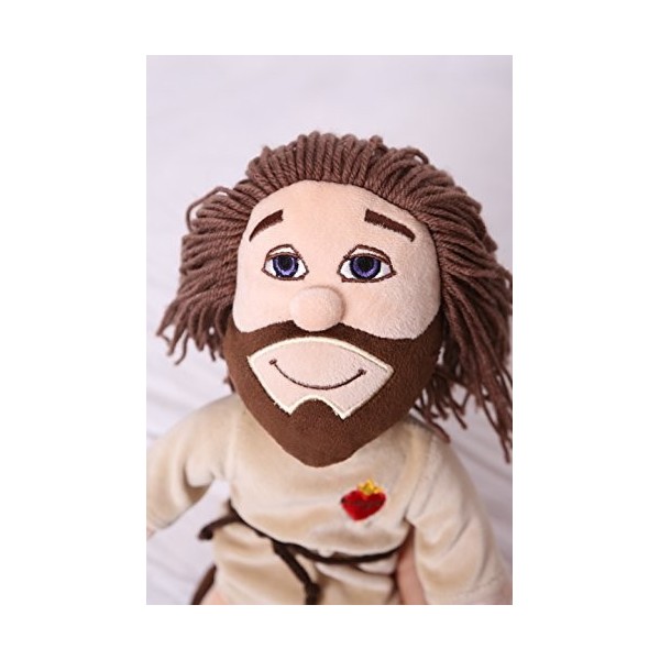 Mercy Toys Peluche Jésus 30 cm pour lenseignement Religieux des Enfants pour Dormir et Jouer