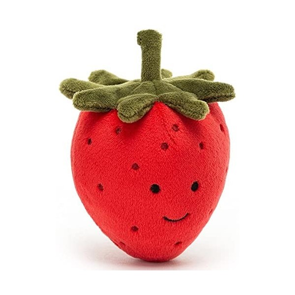 Jellycat Fabuleuse décoration en peluche à collectionner en forme de fraise