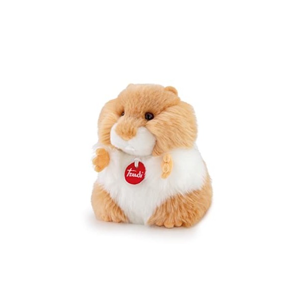 Trudi- Fluffy Hamster, TUDN6000, Blanc/Beige