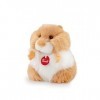 Trudi- Fluffy Hamster, TUDN6000, Blanc/Beige